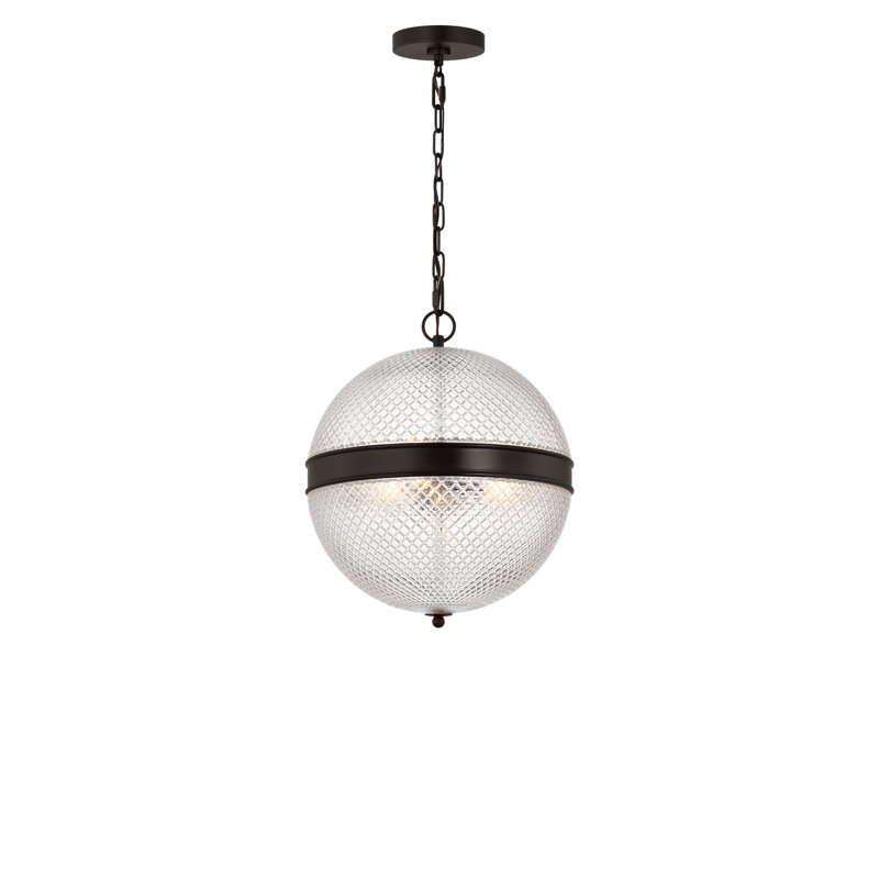 Lucinda 15 Pendant, Aged Iron