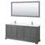 Ensemble de meuble-lavabo double 80 "avec miroir Deborah-97811015-97811017-97811526