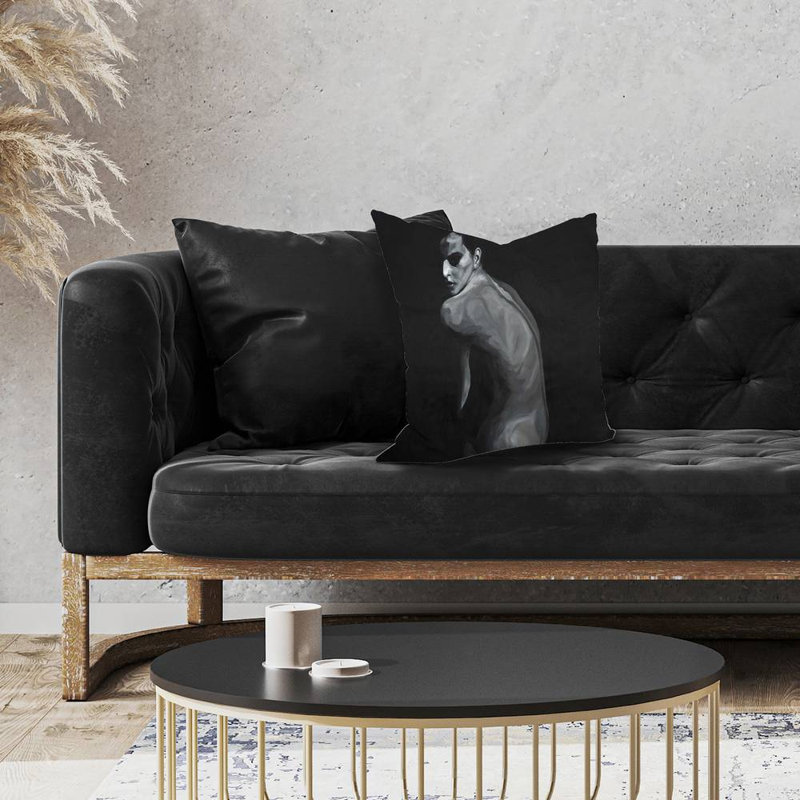 Denuded - 18"x18" Throw pillow cover - Poly twill - Print on demand, Pillow Cover Only - No Insert, 18"H x 18"W