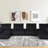 Velvet 6-Seater U-Shape Modular Sectional Sofa
