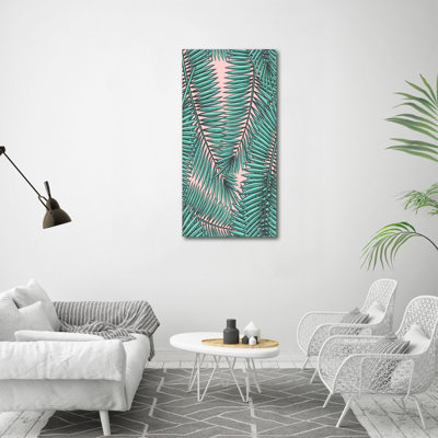 Leaves Of Palm - Wrapped Canvas Print