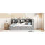 Lit de jour simple avec 2 tiroirs, tablette de rangement et charge, conception en bois gris, capacité de charge de 350 lb en bois, ports de charge, 10 lattes pour le support du lit