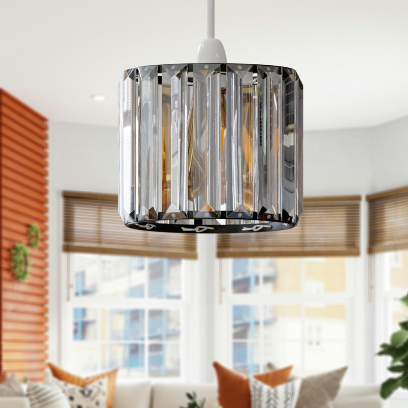 Drum Lamp Shade, 12cm, Black