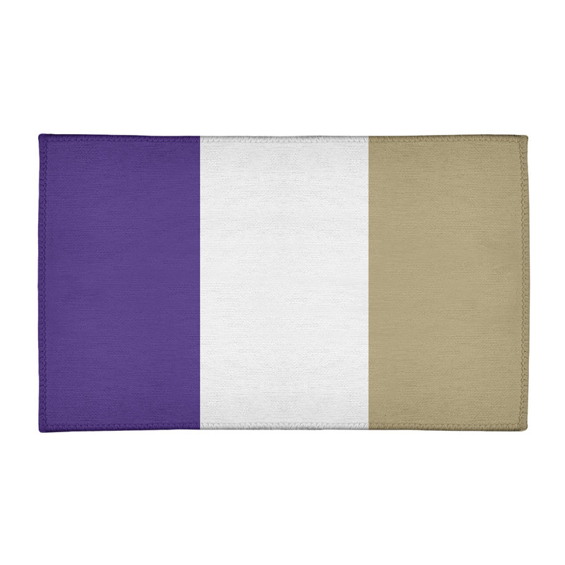 Tapis mauve/beige, Rectangle 2 pi x 3 pi