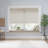 ECLIPSE Faux Silk Roman Shade for Windows, Cordless 100% Blackout Shades 36 in Wide x 64 in Long, Noise Reducing, Energy Efficient and Solid Silk-Like Window Shades for Living Room, Bedroom or Office, Ivory-84077011-90286707