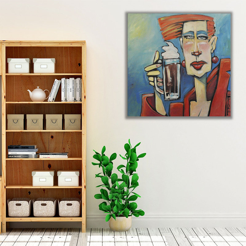 «Mocha Doubleshot», reproduction d'art sur toile, H 24 po x l 24 po