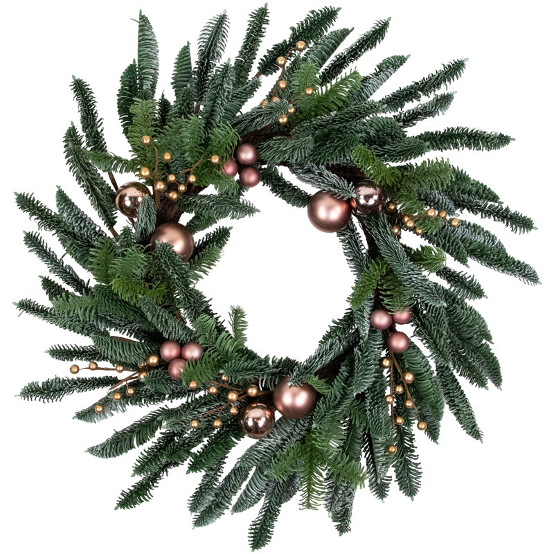 Faux Rose 28'' Wreath