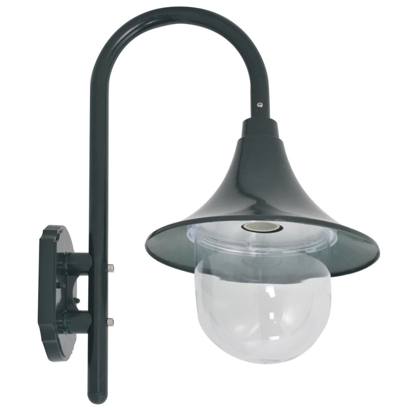 Win Integrated LED Outdoor Barn Light, Dark Green