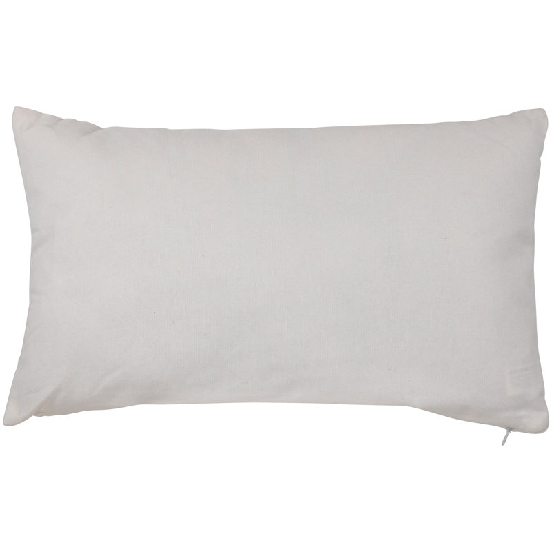 Cotton Lumbar Rectangular Pillow Cover & Insert