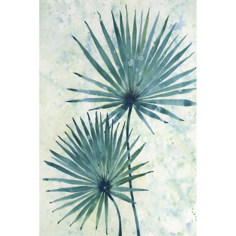 Feuilles de palmier II, H 48 po x l 32 po