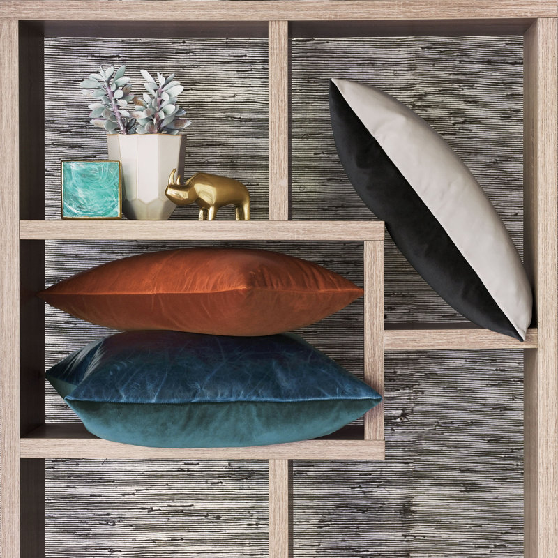 Tudor Square Pillow Cover & Insert, Blue