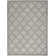 Adianey Red Barrel Studio Easy Care Trellis Silver/Gray Indoor/Outdoor Area Rug