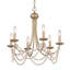 Lustre géométrique unique à 6 lumières Gabrail