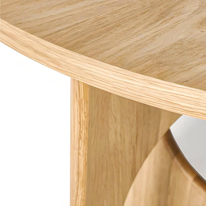 Solid wood multi-layer board dining table, 29.92"H x 78.74"L x 35.43"W