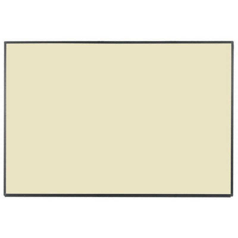 Tableau blanc mural, Blanc très luisant, Aluminium thermolaqué noir, H 4 pi x l 6 pi