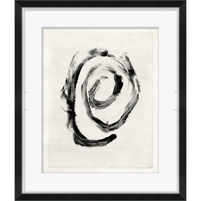 Black & White Swirl Giclee Print