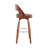 Leovanis Swivel Faux Leather Counter & Bar Stool with Wooden Legs and Metal Footrest-88783417-88686077-88686074
