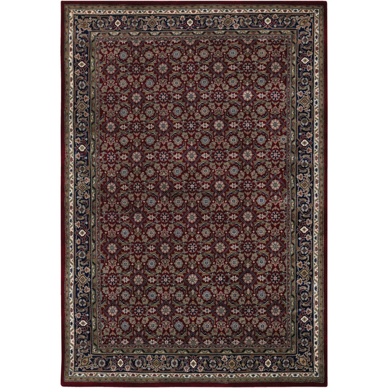 Arumai Area Rug, Rectangle 2' x 3', Burgundy