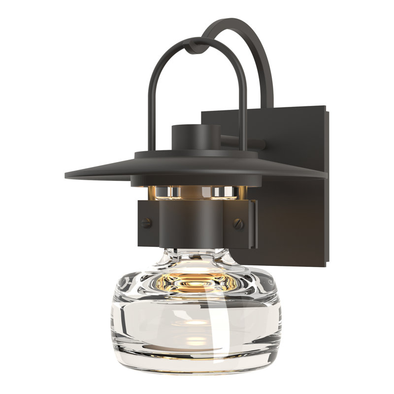 Mason Outdoor Wall Lantern, 11.5" H x 8.2" W x 9" D, Oil Rubbed Bronze
