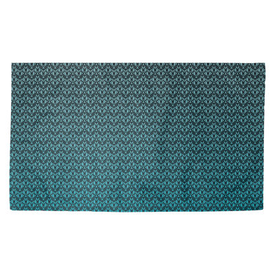 Tapis bleu/argenté Avicia