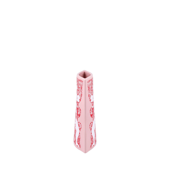 Nina Vase, pink/red, Height 6.5 in