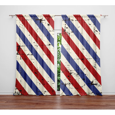 Semi Sheer Curtain Panel Pair
