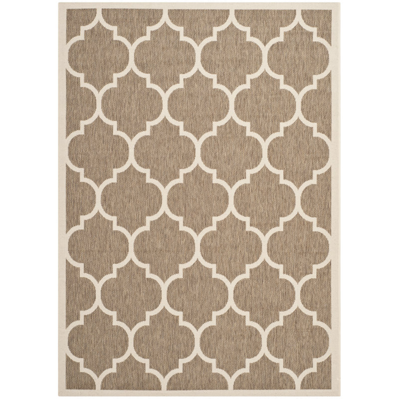 Herefordshire Performance Geometric Indoor/Outdoor Area Rug, Rectangle 4' x 5'7"