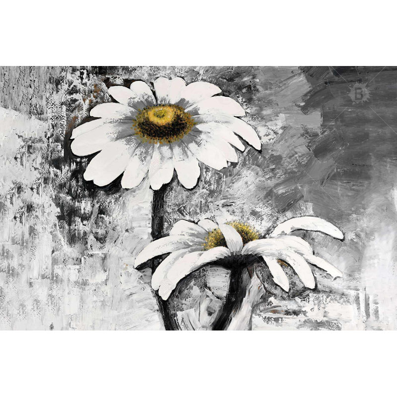 " Abstract Daisies Flowers "