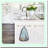 Eiffel Elegance Hand Towel - Soft Absorbent Kitchen & Bathroom Decor with Hanging Loop for Easy Drying and Cleaning