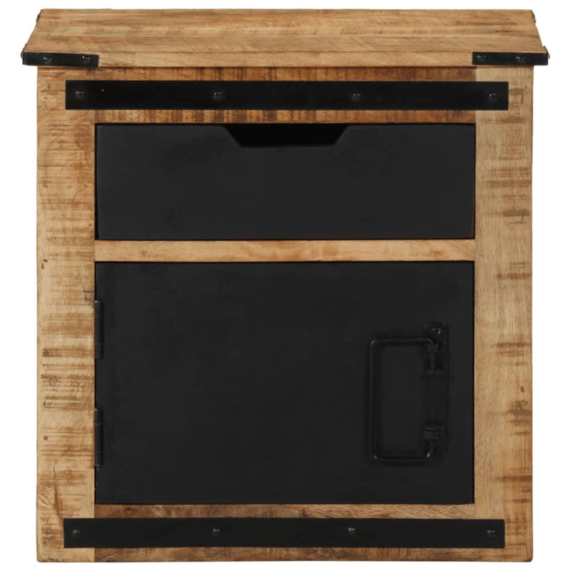 Francky 45cm W Iron Bedside Table