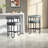 Hold Bar Stools Set of 2, Modern Bar Stool with Back, Metal Frames, Upholstered Bar Stools for Kitchen Island, Pub, Club-2129382074-2129382079