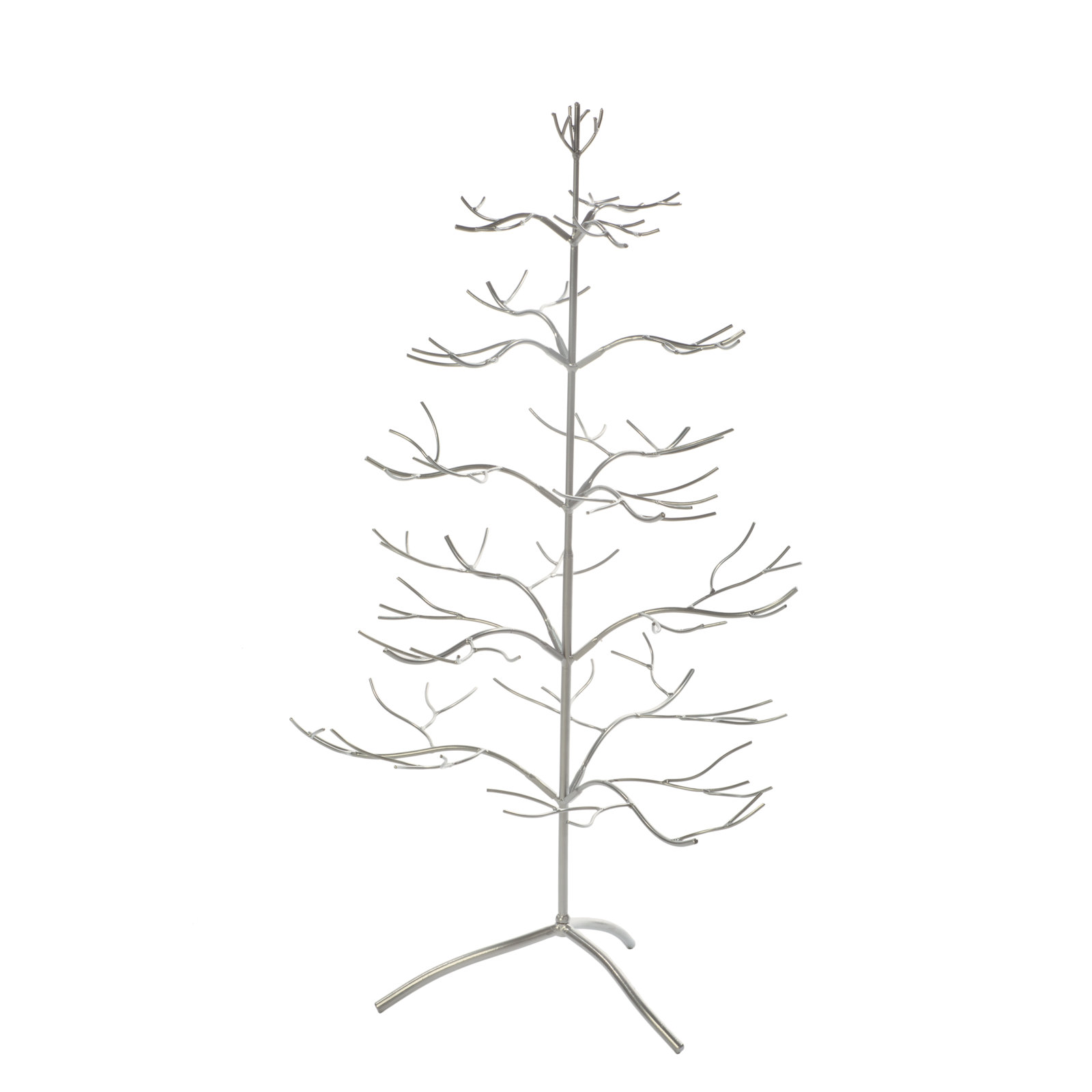 Decorative Ornament Tabletop Tree, Silver
