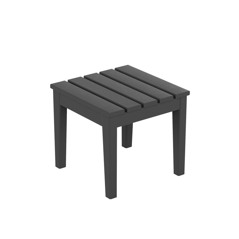 Joubert Square Outdoor Side Table , 17.7'' in. W 17.7'' in. D, Gray