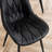Chardee Upholstered Dining Chairs Faux Leather Waterproof Side Chair with Metal Frame-1629585636