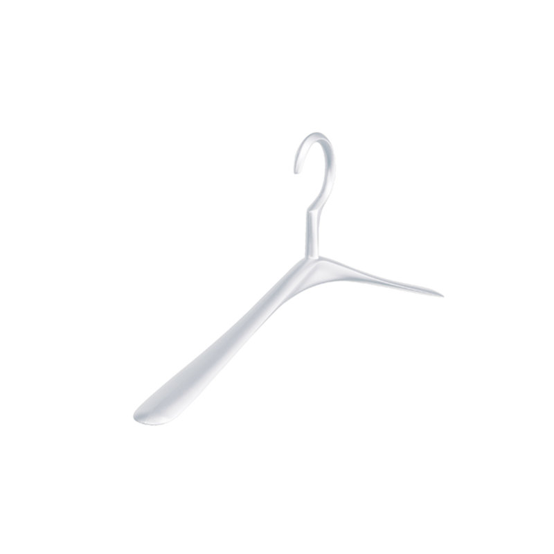 Kira Plastic Standard Hanger for Dress/Shirt/Sweater, White