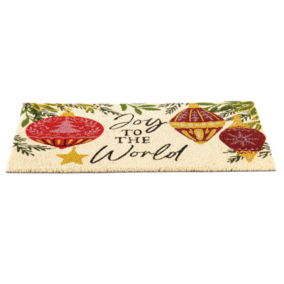 Joy To The World Coir Mat