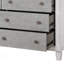 Commode Katia à finition blanche vieillie (Commode)