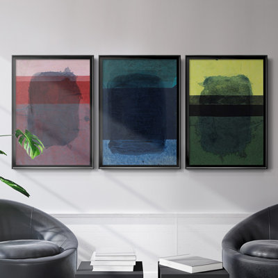 Souvenirs de Rothko I, toile encadrée de qualité supérieure - prête à être accrochée