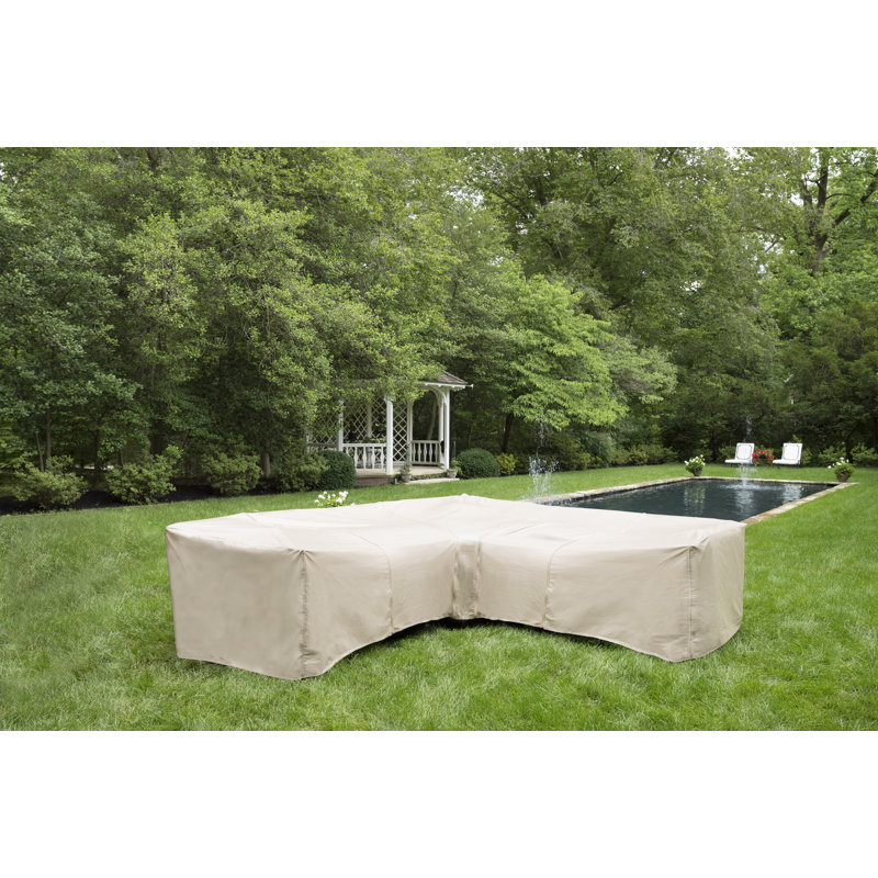 100'' Outdoor Patio Sectional Cover, Beige