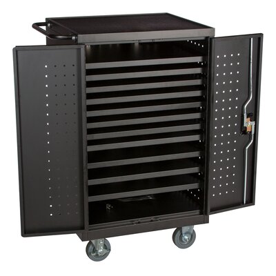 Structure Series 24-Compartment Tablet Charging Cart -  Learniture, LNT-NOR1007BK-SO