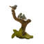 Figurine de jardin miniature fée, oiseau bleu
