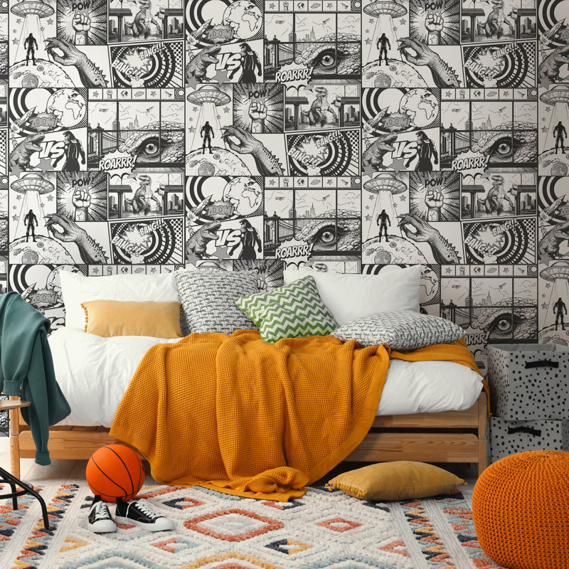 City Hero 10.05m x 53cm Matte Wallpaper Roll