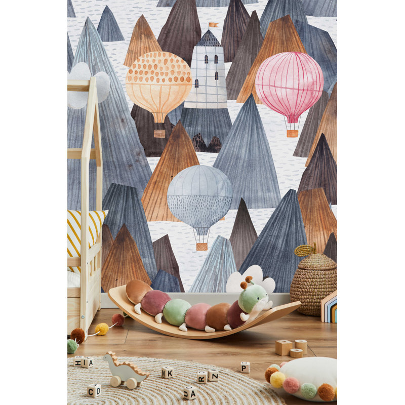 Deveraux Wall Mural, 10.41" L x 125" W, Paper