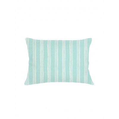 Coussin en lin 14 x 20 Aqua