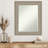 Sydney Silver Petite Bevel Wall Mirror
