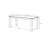 Rockaway 71" Modern Solid Wood Dining Table in Black-1142781989