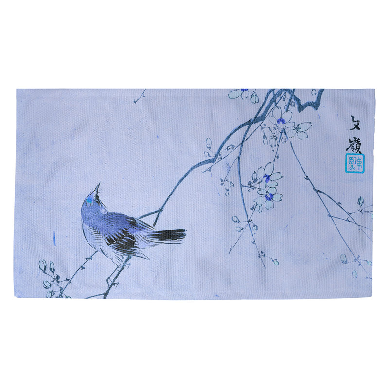 Tapis bleu Steadman, Rectangulaire 3 pi 3 po x 5 pi 3 po