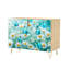 Buffet Buffet avec rangement Papillons bleus marguerites blanches Dreamy Pastel Garden avec 2 portes pour le salon et la cuisine