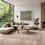 Tapis à motif abstrait ivoire / rose Yurig-1181261753