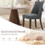 Parsons Upholstered Dining Chair Solid Wood Side Chair - Comfort & Style for Modern Homes-1743351649